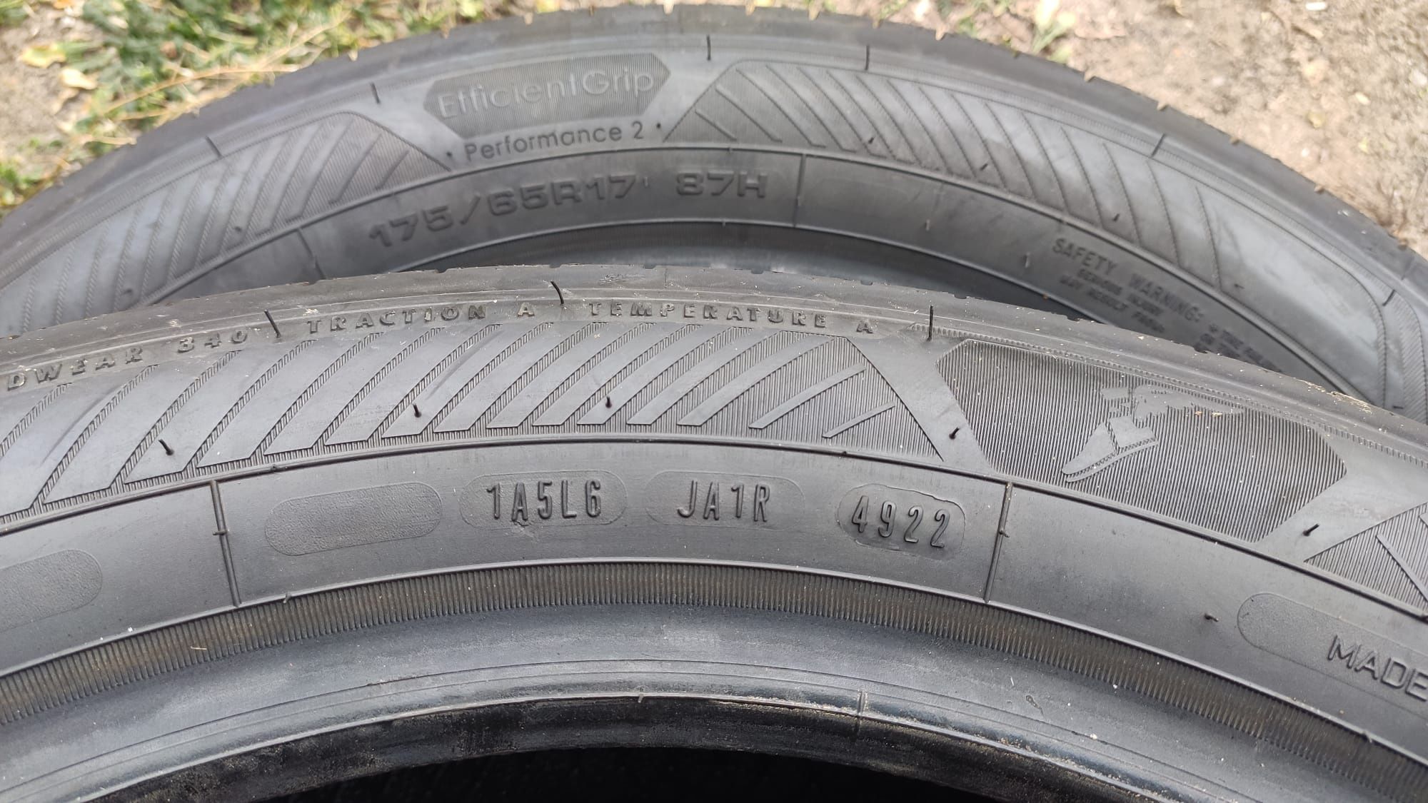 2 lub 4 opony letnie 175/65/17 Goodyear jak nowe z Aygo X