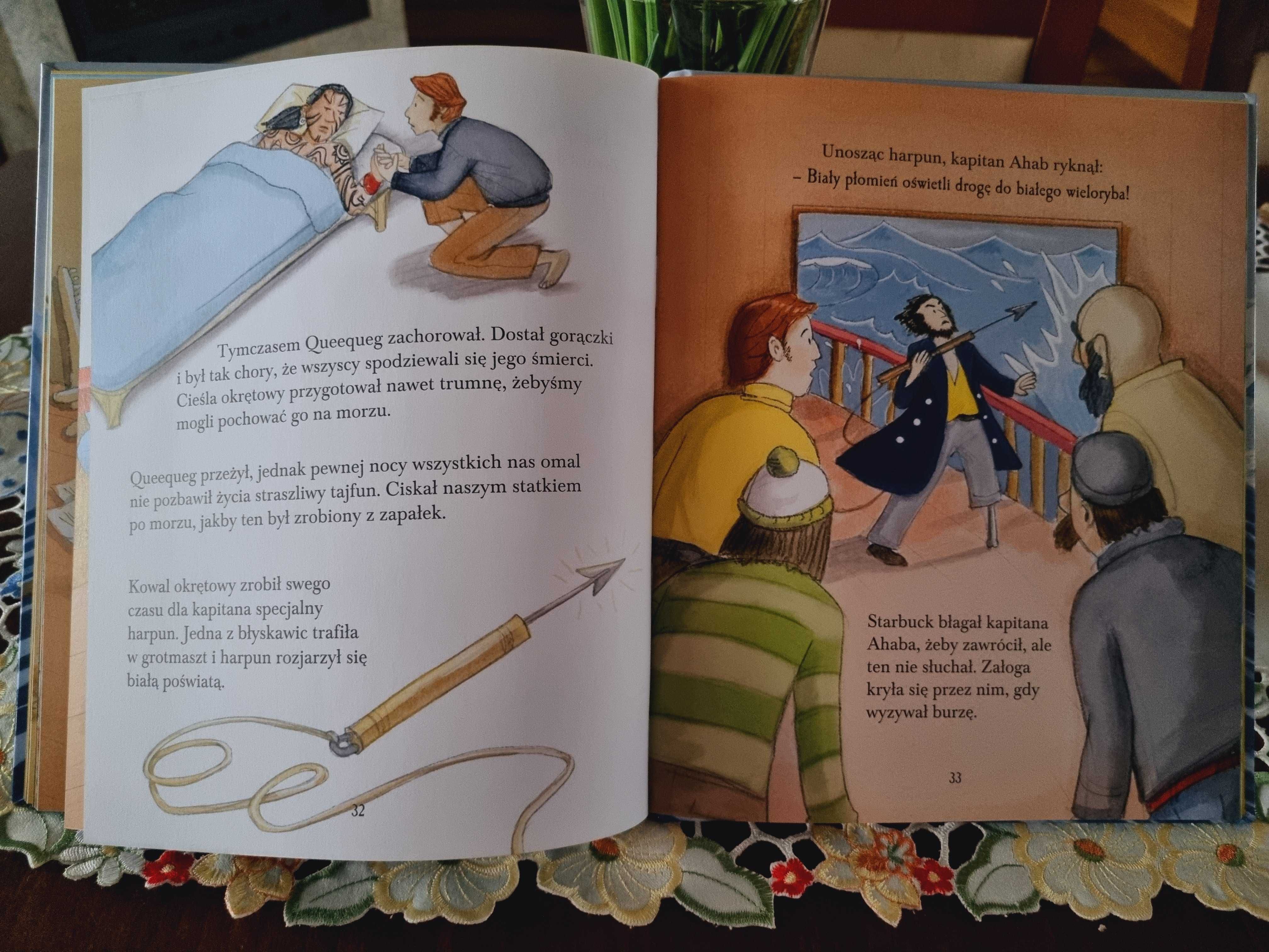 Książka MOBY DICK - Klasyczne opowieści - wydawnictwo Olesiejuk