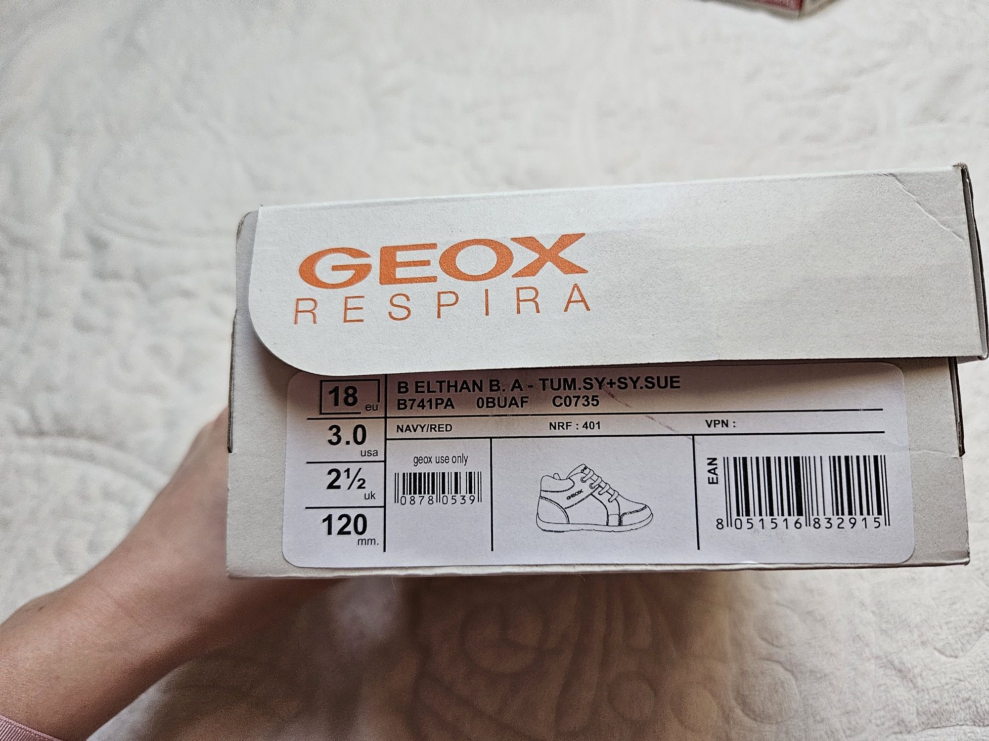 Buty geox 18 dziecięce niemowlęce pierwsze 18