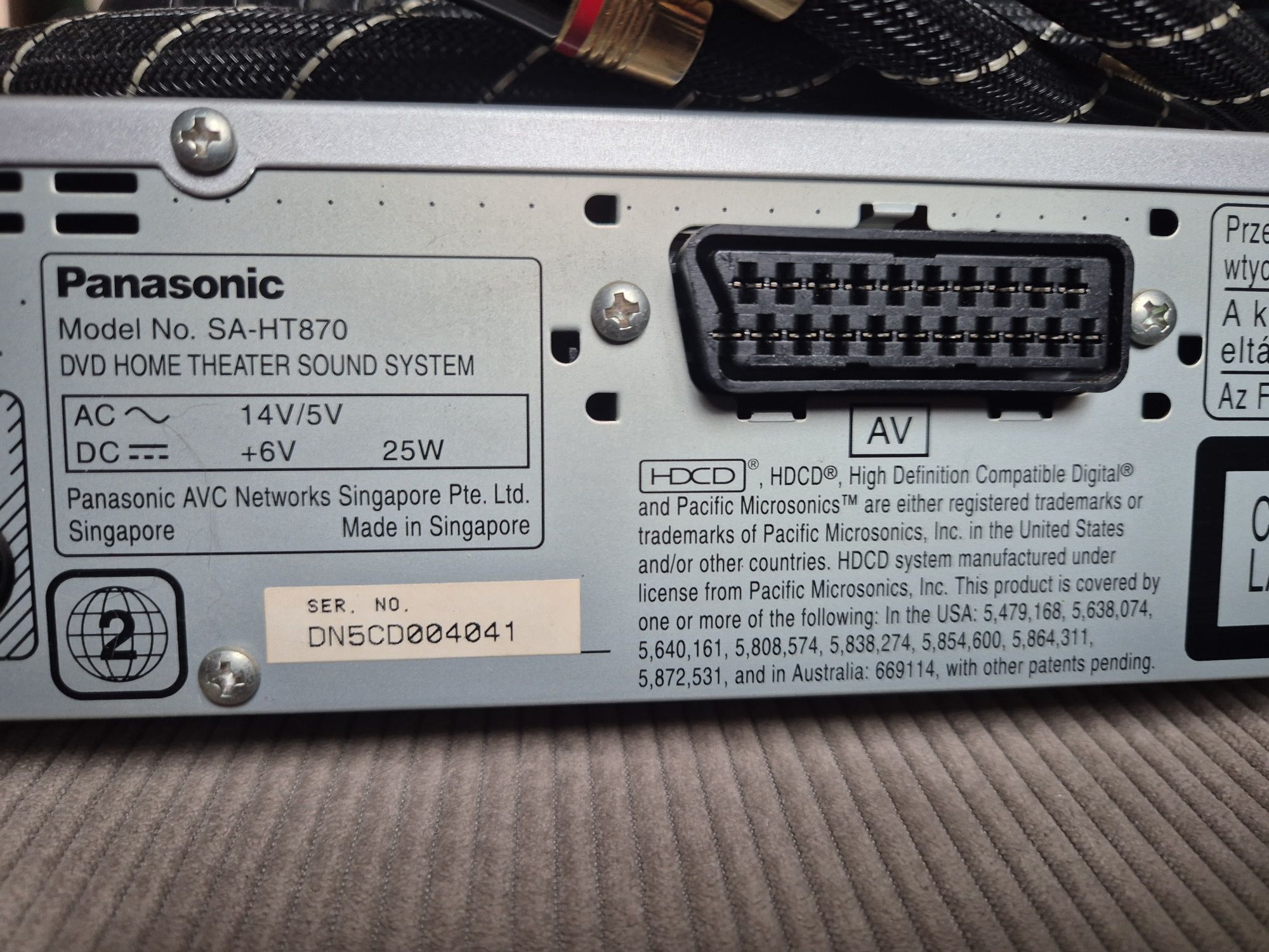 Kino domowe Panasonic sprawne