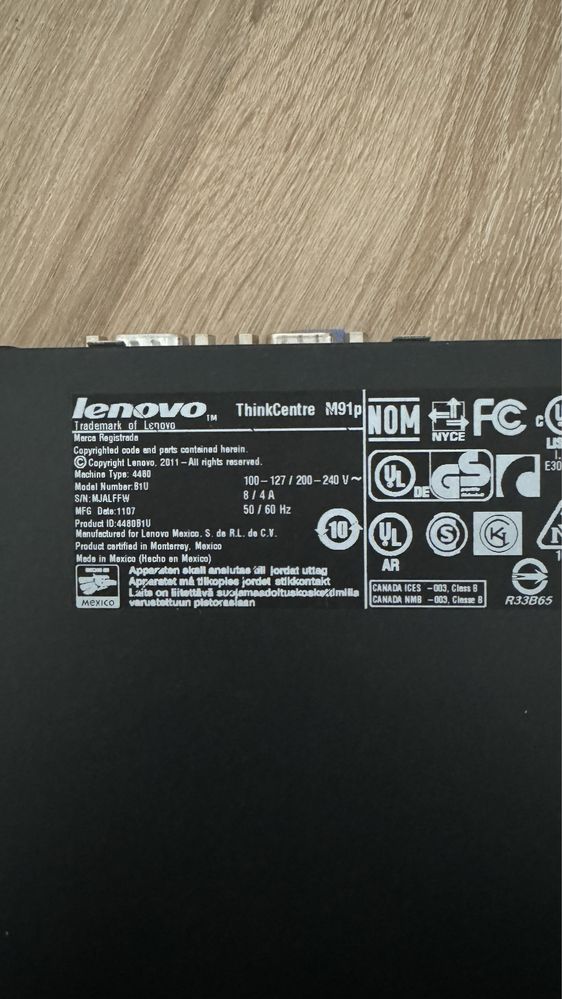 Системний блок Lenovo ThinkCentre M72e / M91p / M92p