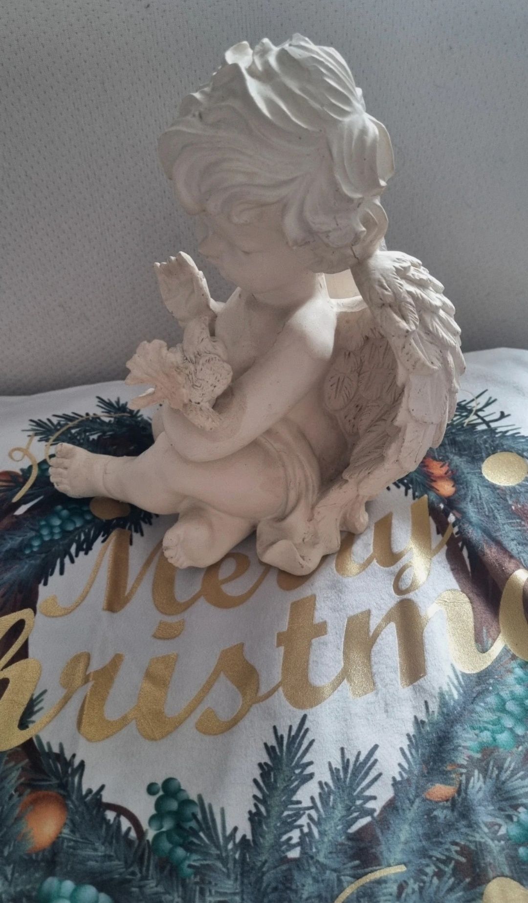 Aniołek figurka-wys;22cm hak na zdjęciu.Doskonały również na prezent.