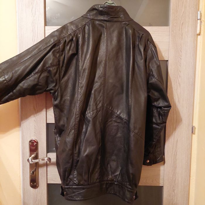 Czarna skórzana kurtka rozmiar 40