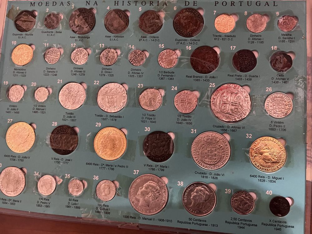Colecao completa “Moedas e Notas na História de Portugal” - DN