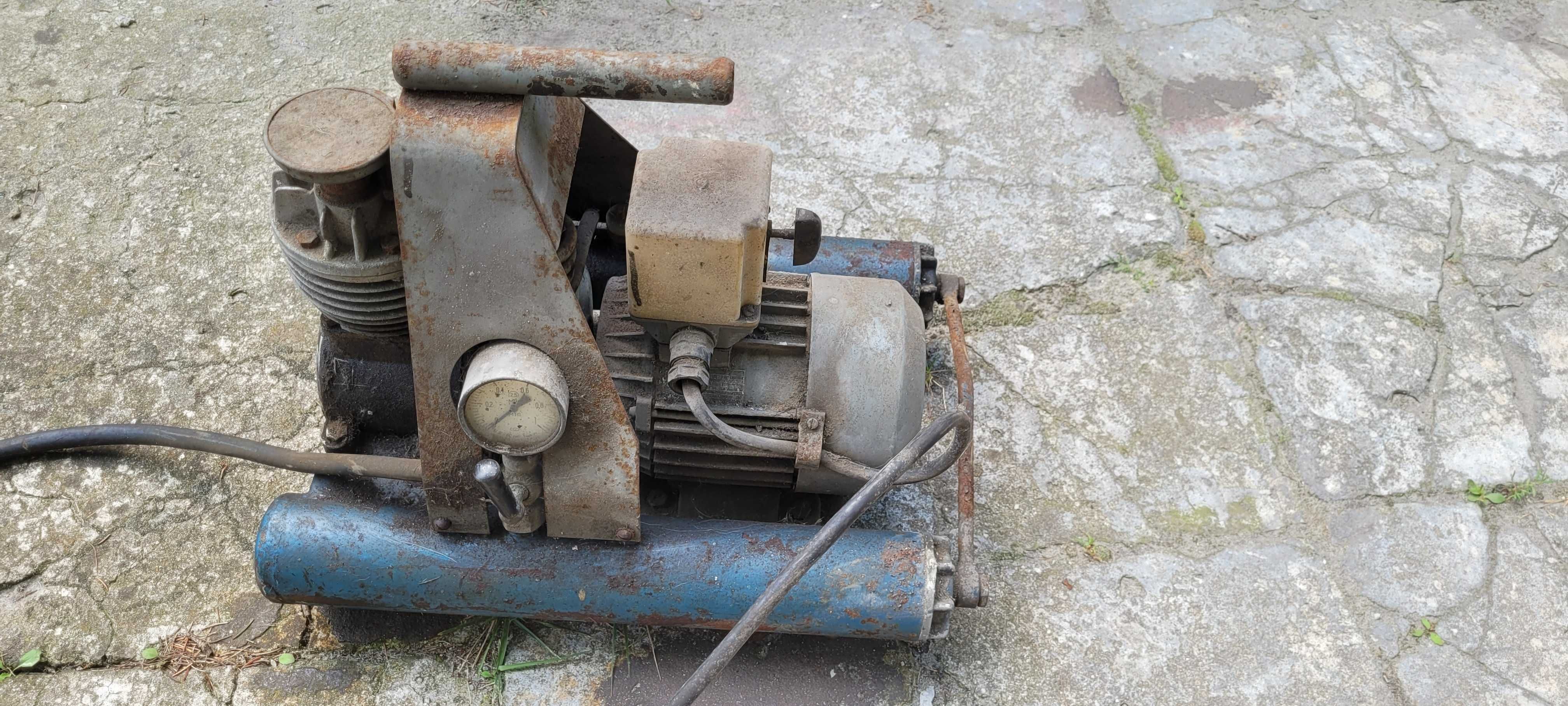 Kompresor Zakład Metalowy Gorlice 0.75 kw. 380v Sprawny.