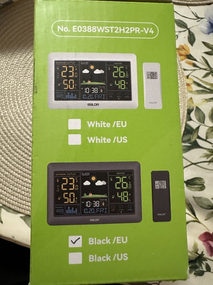 BALDR color wireless weather station