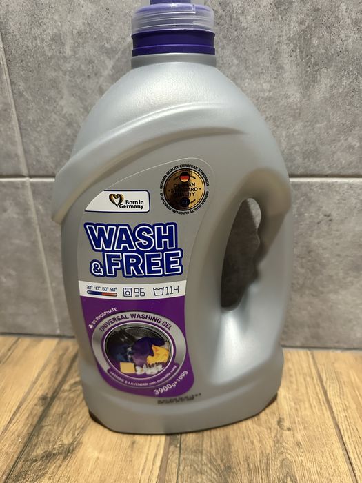 Гель для прання wash and free 4 кг