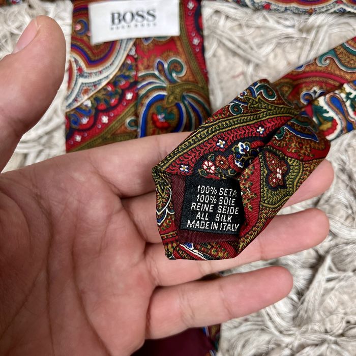 Hugo Boss Jedwab Krawat Baroque Luxury Casual
