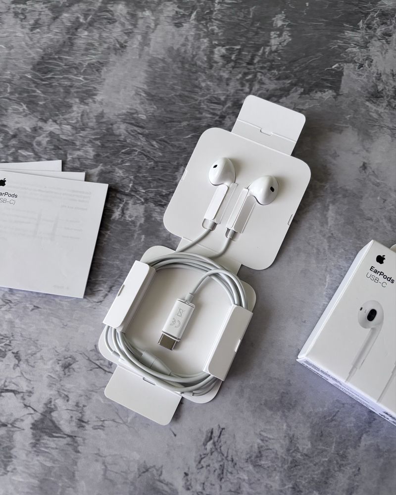 Оригінальні Навушники Провідні Apple EarPods Type-C ЕарПодс для Айфона