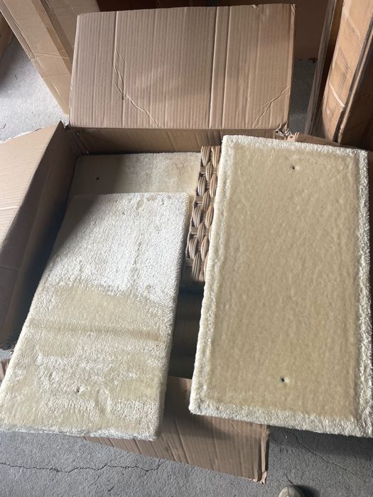 Drapak wysoki dla kotów z koszykami i jaskinią  PawHut 161 - 220 cm