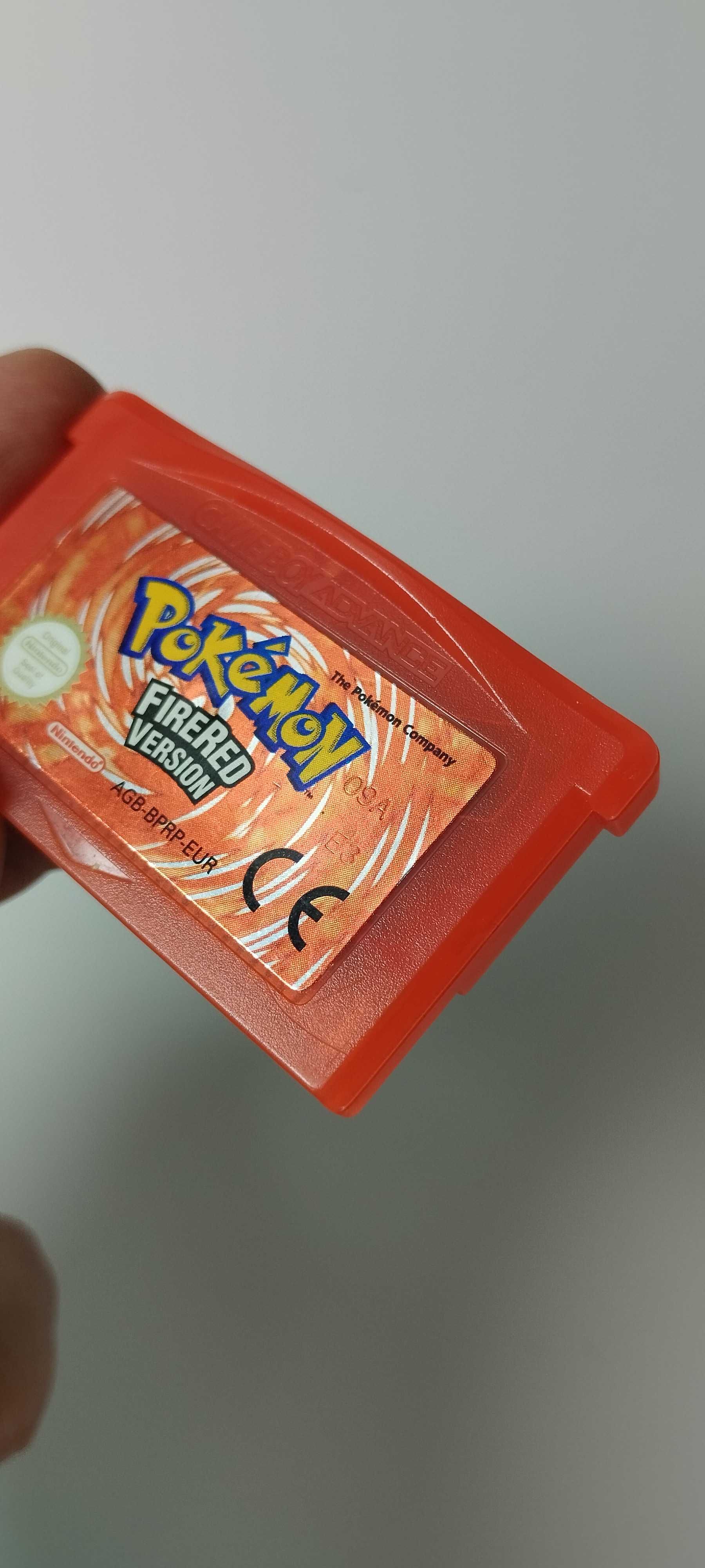 Pokemon Firered com adaptador wireless GBA Gameboy Advance