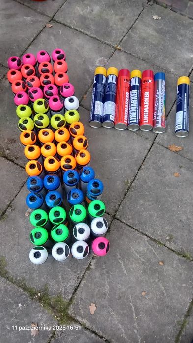 Farby geodezyjne  x 63 sztuki