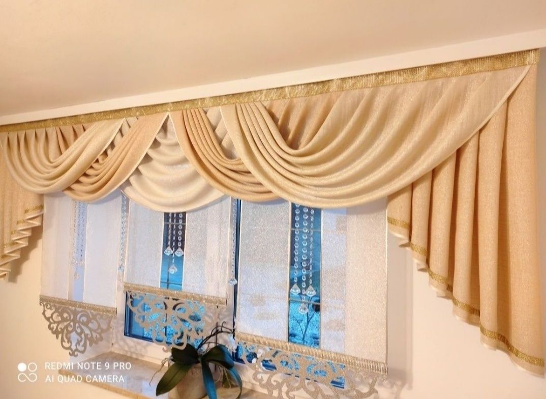 Firany panele. Lambrekin Iness 300 do 360cm