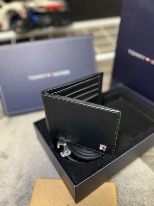 Чоловічий набір Tommy Hilfiger — ремінь + гаманець