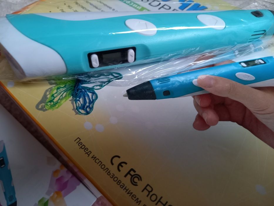 3Д 3 Д ручка 3D PEN-2 с LED экраном дисплеем для рисования оригинал