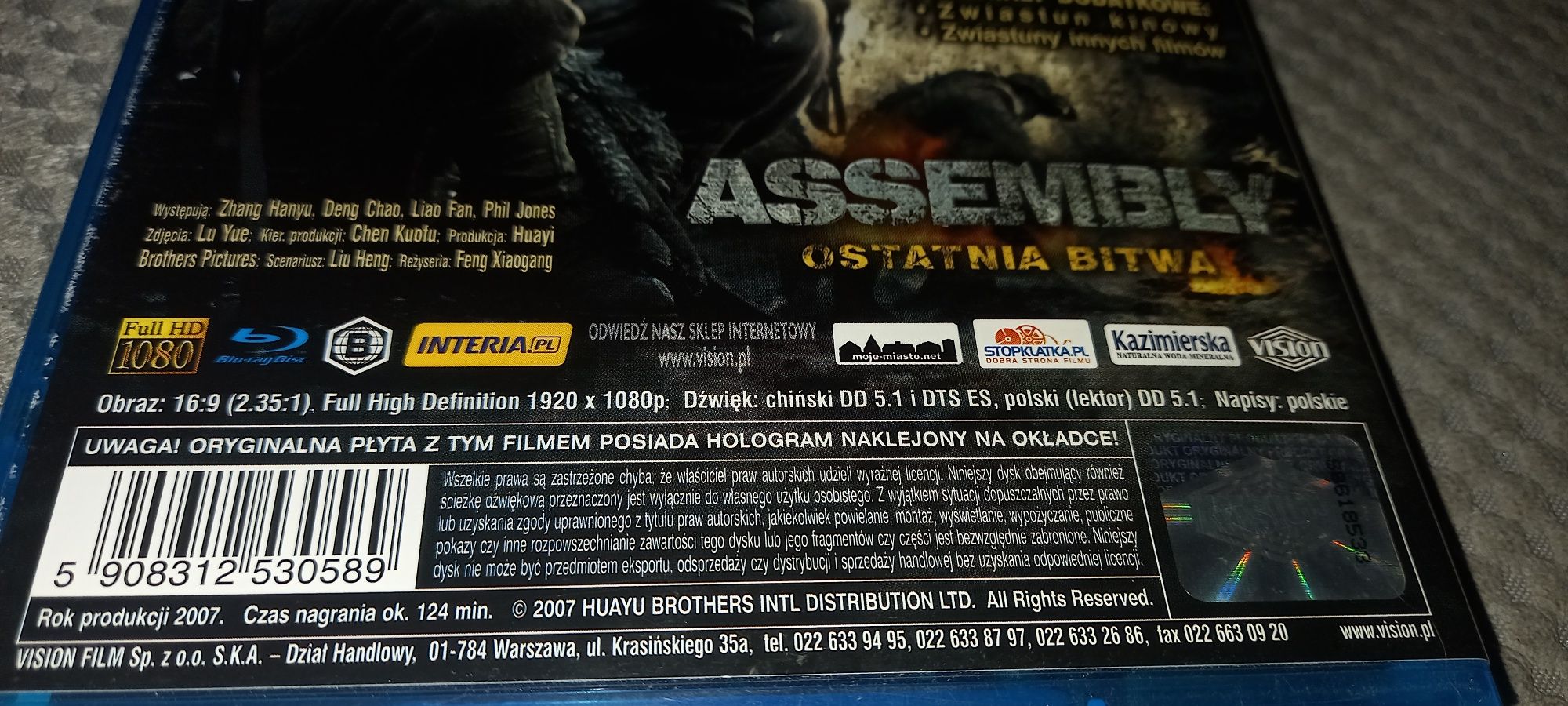 Assembly ostatnia bitwa blu-ray