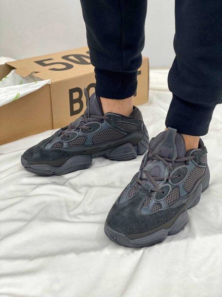 Кросівки Adidas Yeezy Boost 500 Black premium