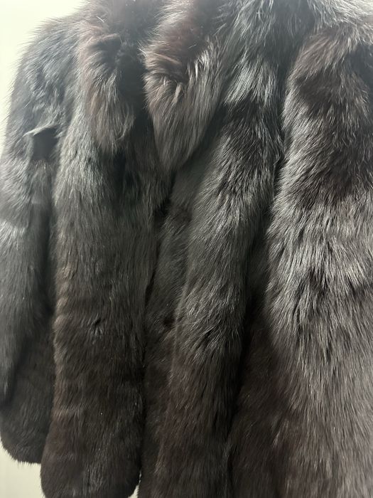 Futro lis ciemna czekolada