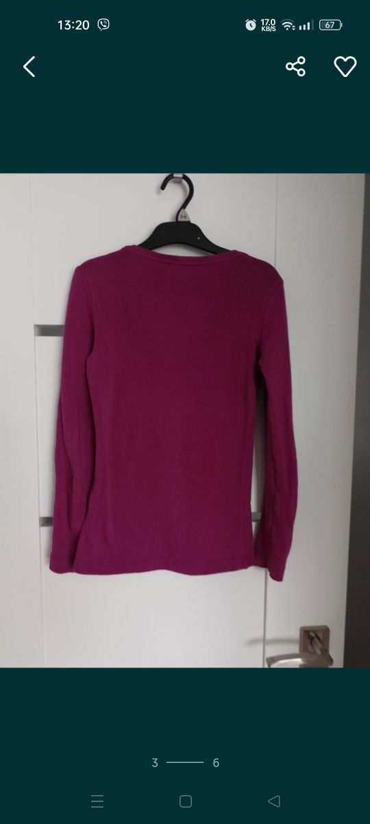 Bluzka t-shirt z długim rękawem Reserved basic