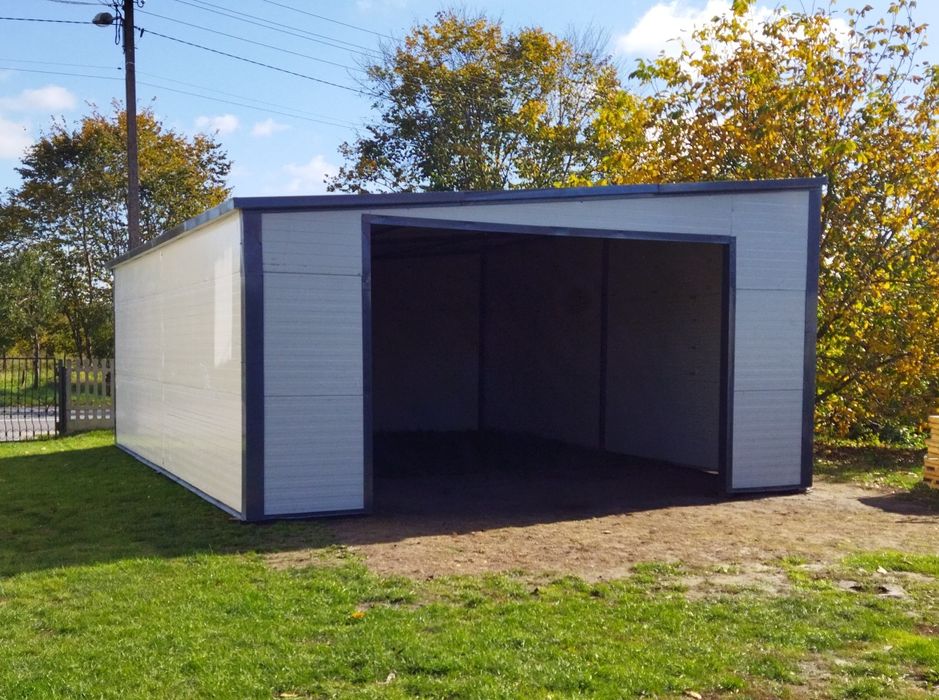 Garaż 8x5,9m H-3m, magazyn warzywno-zbożowy, hala z płyt warstwowych.