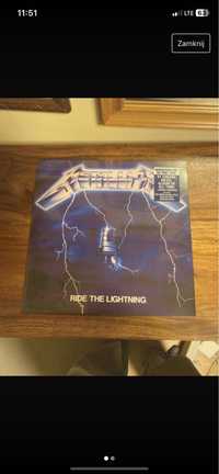metallica ride the lightning winyl vinyl
