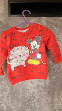 Bluza Mickey Mouse Disney, rozm. 74, stan bdb