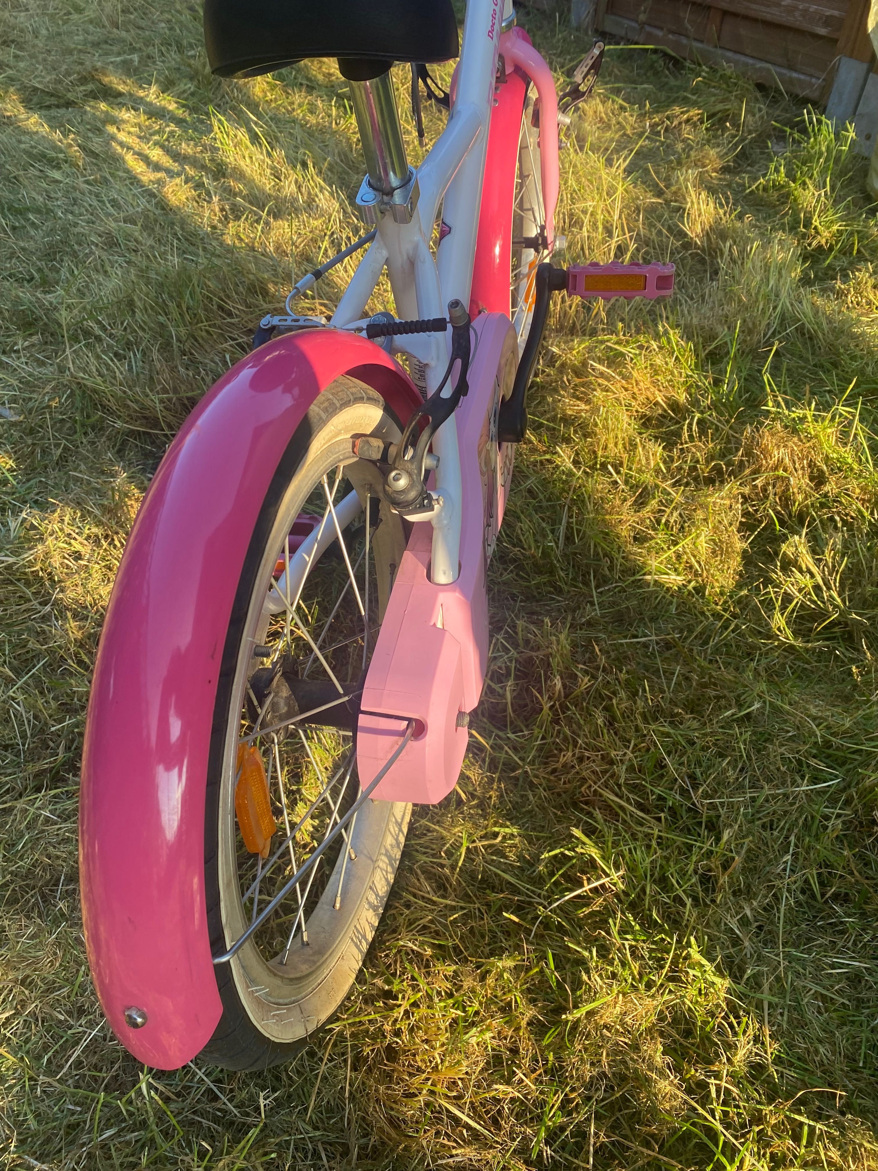 Rower Btwin 16 cali,Decathlon.Dodatkowo kółka boczne i kij.
