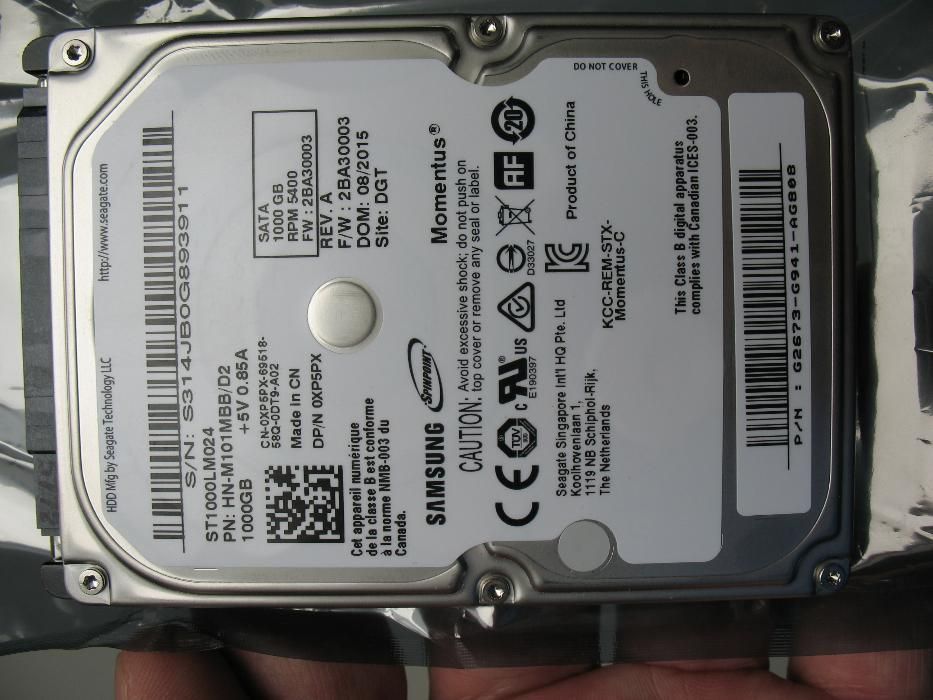 Samsung Spinpoint 2,5 1TB SATA3 5400 8GB