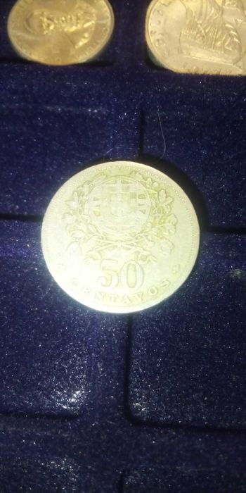 Moeda de 50 centavos de 1945 em bom estado