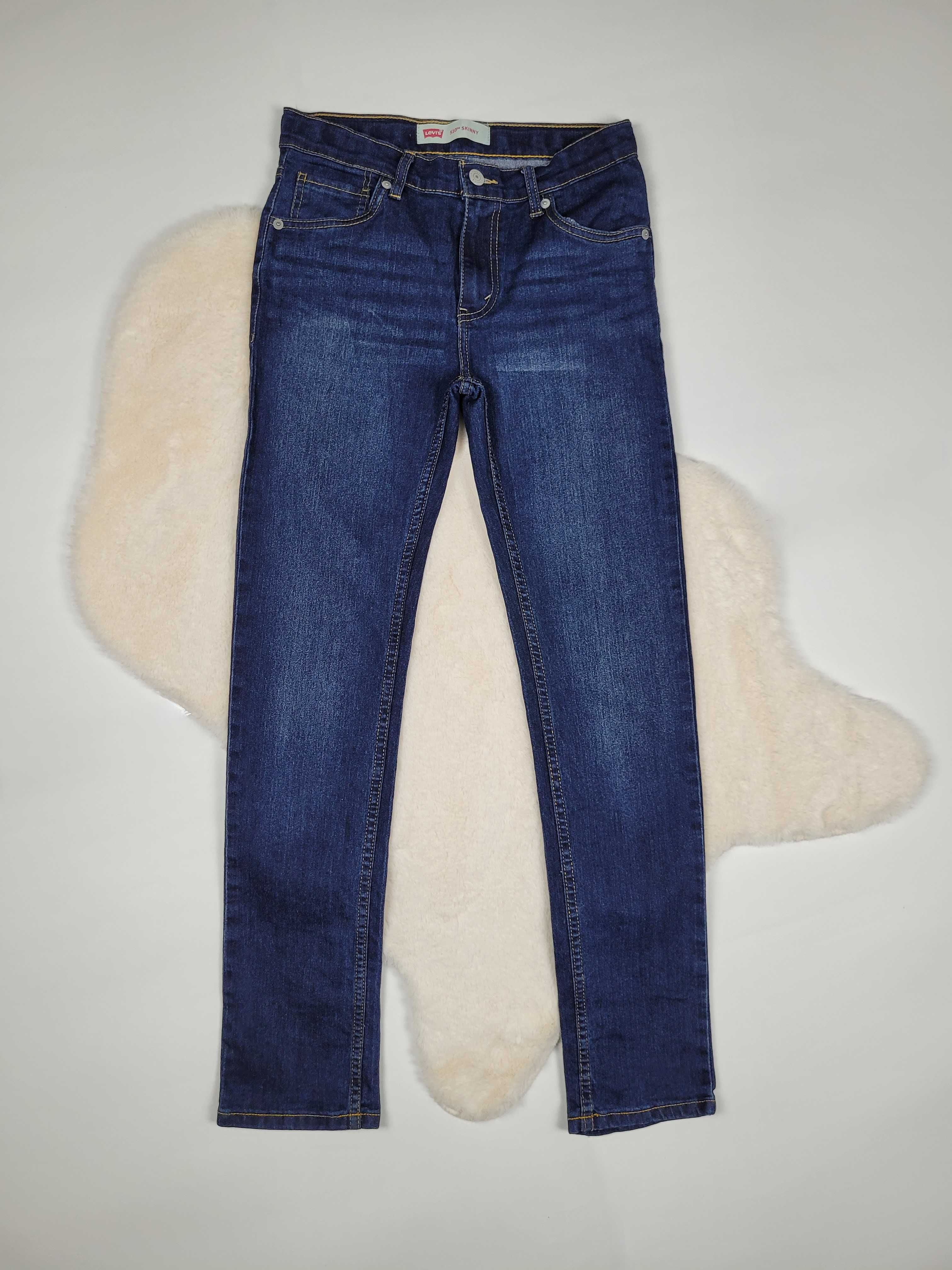 Spodnie damskie Levi's 510 skinny rurki slim fit bawełna jeansy denim