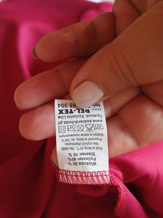 Elegancka długa sukienka wizytowa Rosa rozmiar 48/50/52 5 XL