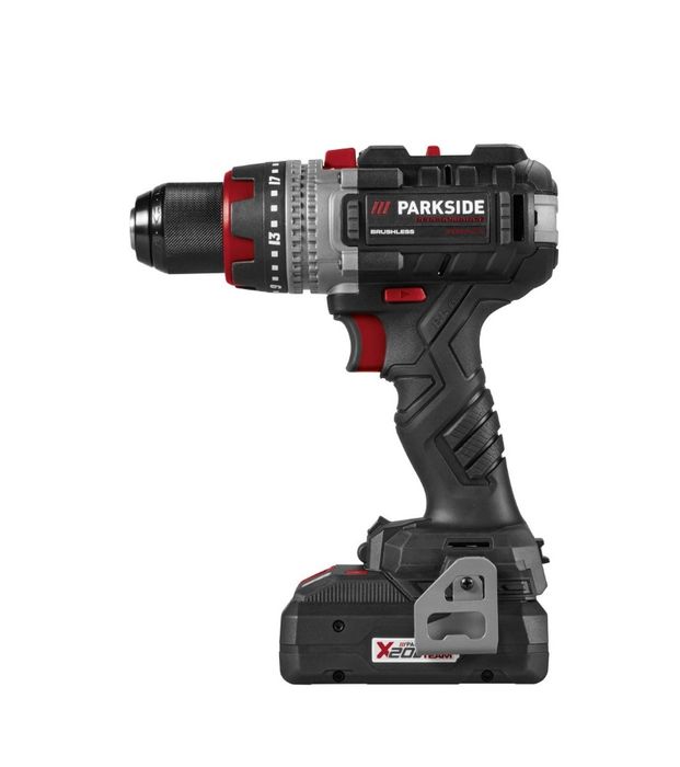 Wiertarko wkrętarka udarowa PARKSIDE PSBSAP 20 Li C3 Brushless Nowa Be
