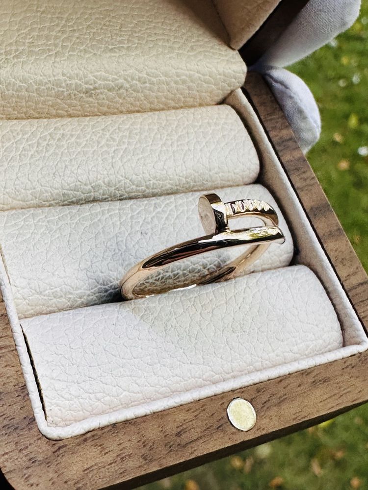 Кольцо гвоздь  cartier 585