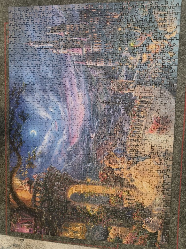 Schmidt 1000 beauty and the beast dancing in the moonlight puzzle