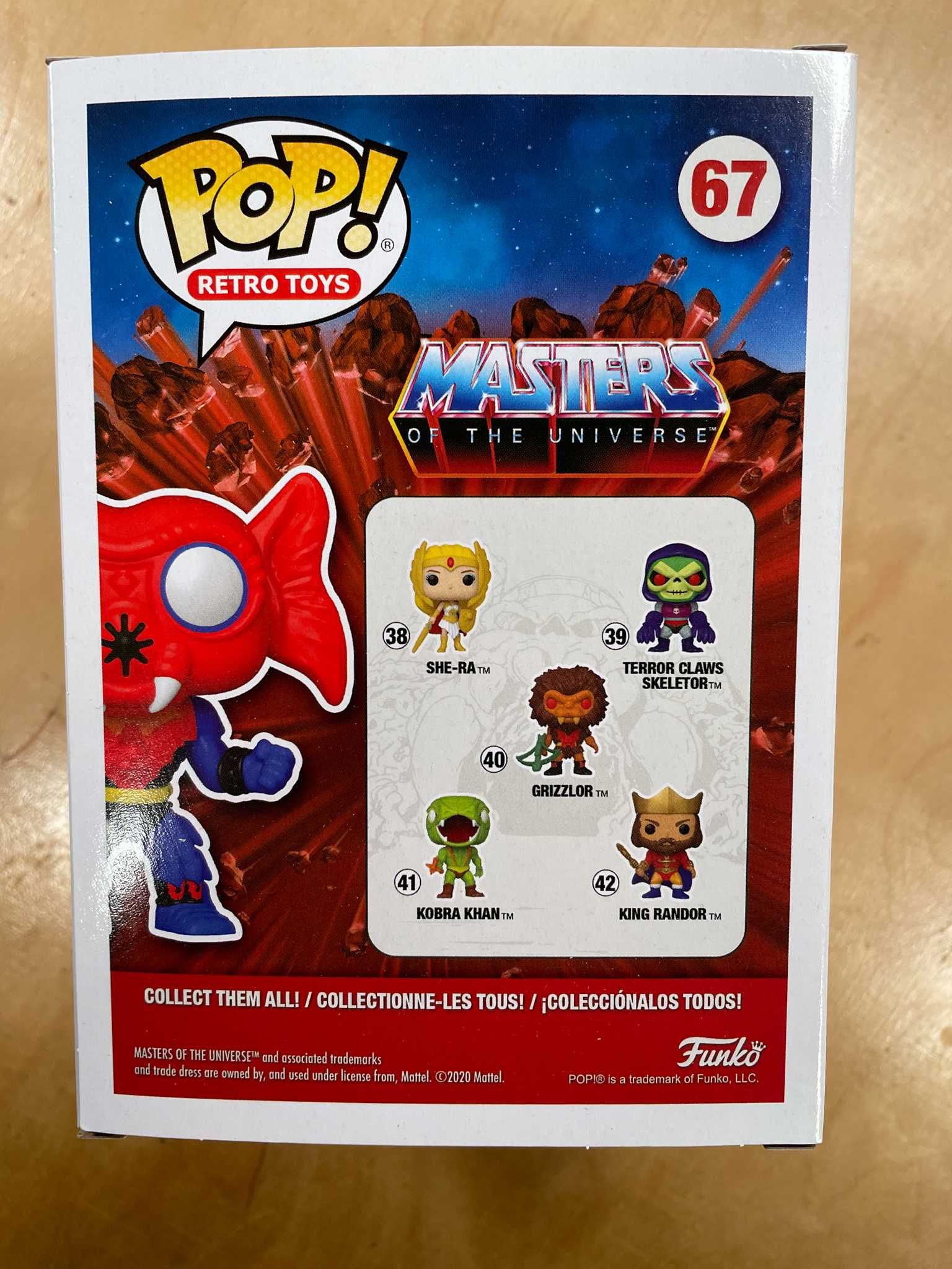 Funko pop Mantenna 67 Masters of the Universe Exclusive