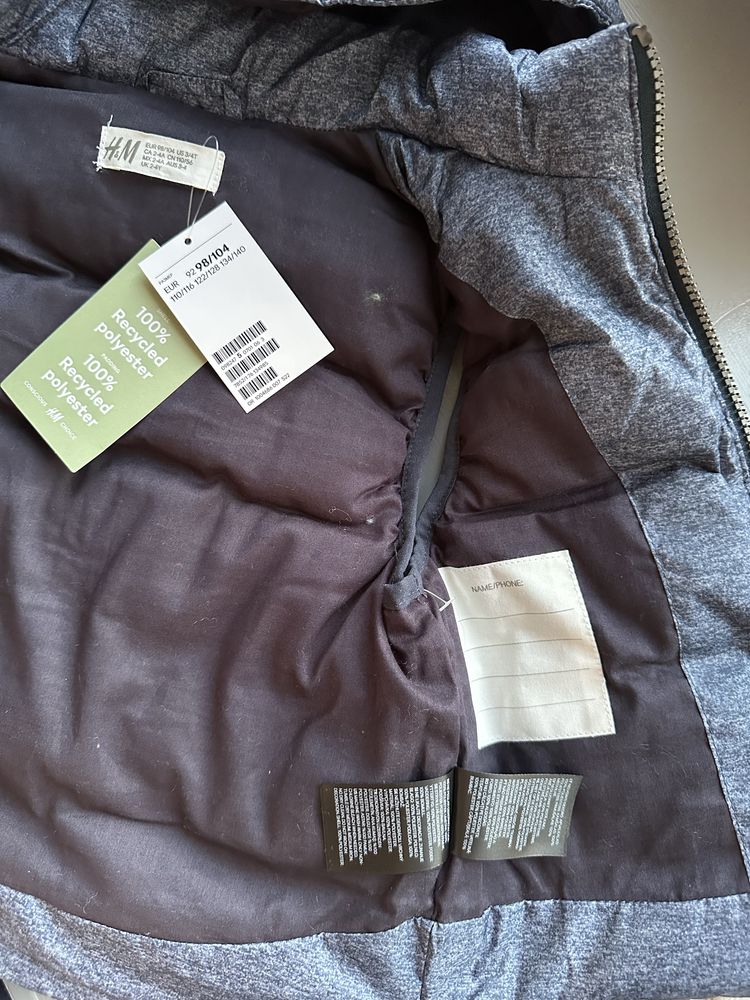 H&M Kamizelka puffer dziecięca Nowy