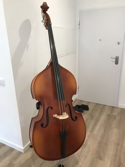 Contrabaixo 3/4  Alemao de madeira Gewa  Europa