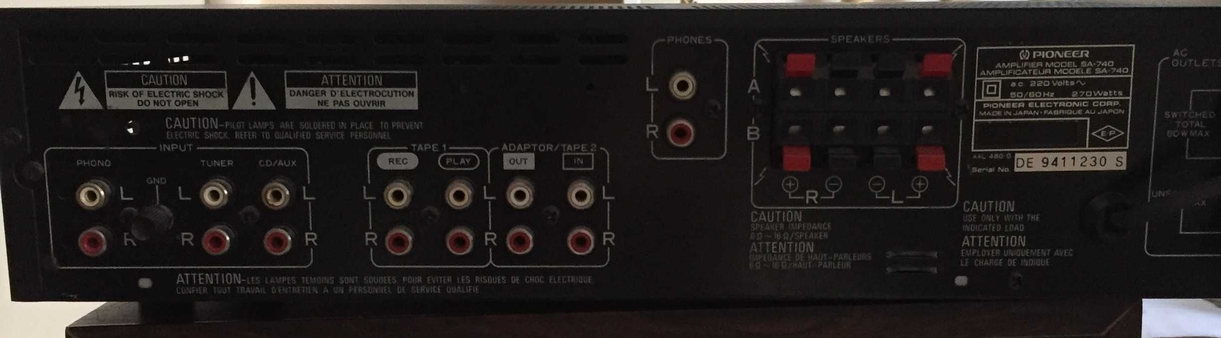 Музыкальный центр PIONEER,  100 W.