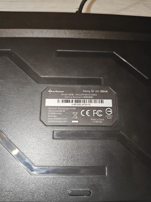 Klawiatura gamingowa Sharkoon