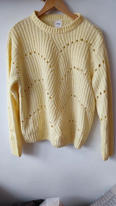 Sweter żółty cytrynowy L jak nowy