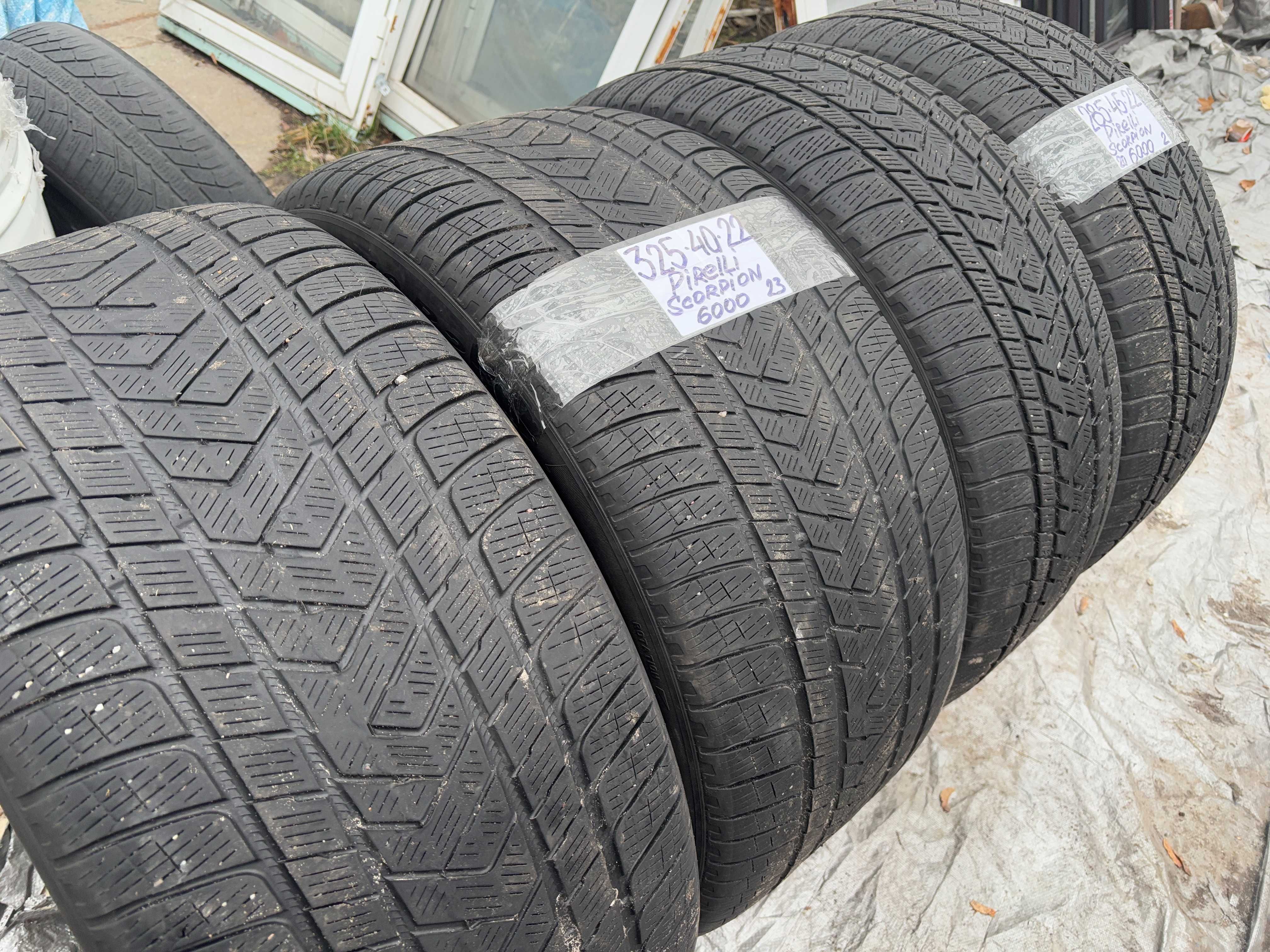 325-285\40\45-R22 PIRELLI SCORPION комплект зимней резины GERMANY 2022