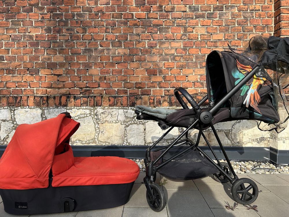 Spacerówka Cybex mios + gondola, 2w1, + dodatki