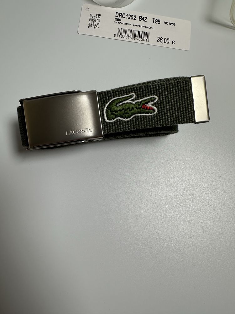 Pasek męski Lacoste