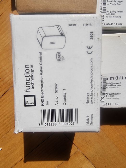 Sterowanie zaworem silnika elektrycznego KNX 57002 Nr.art. THE1001