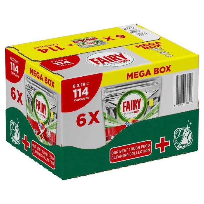 Kapsułki Fairy Platinium Plus 2x114 szt NOOWE!