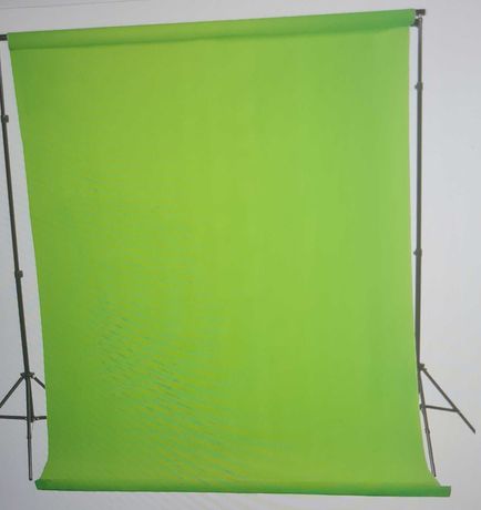 Tło do zdjęć-zielone limonka 1,6x5m