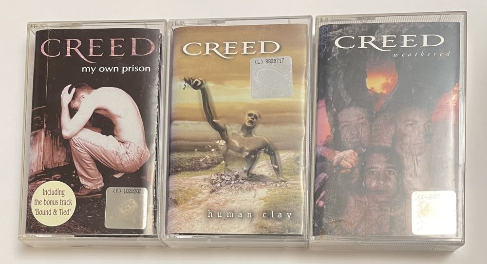 Creed kaseta magnetofonowa audio x 3
