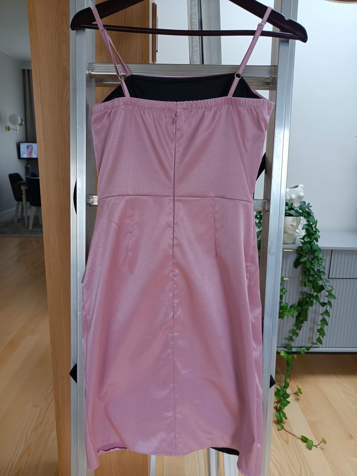 Sukienka rozmiar S 36 fioletowa wesele komunia koktajlowa  chrzciny