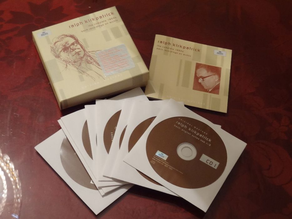 BACH, J. S. – RALPH Kirkpatrick . Archiv P. | 8 CD's