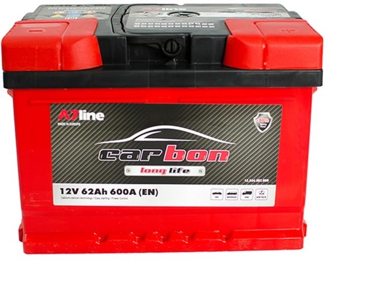 Автомобільний акумулятор 62 Ah/12V CARBON (0) Euro